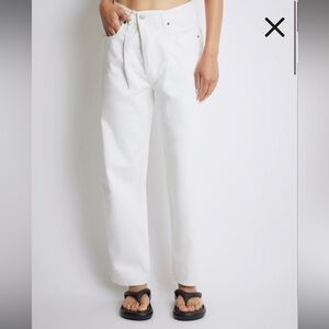 ROUCHA Slouchy Denim Dada in White Size S